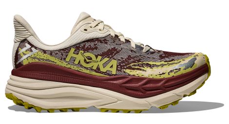 Chaussures Trail Hoka Stinson 7 Rouge/Jaune Femme