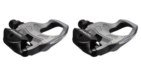 Pedales de carretera shimano r550 spd-sl gris