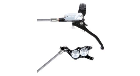 Frein arriere hope tech4 e4 noir argent durite tresse