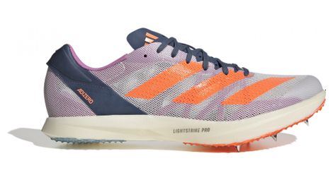 Chaussures athletisme adidas running adizero aventi bleu orange violet unisex