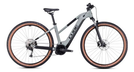Cube reaction hybrid performance 500 trapeze electric hardtail mtb shimano alivio 9s 500 wh 29'' swamp grey green 2023