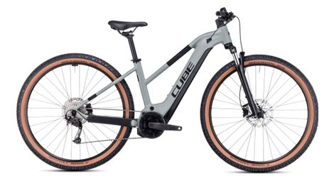 Cube reaction hybrid performance 500 trapecio mtb eléctrica hardtail shimano alivio 9s 500 wh 29'' gris pantano verde 2023 20 pouces / 177-186 cm