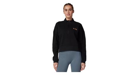 Sweat fox femme magnetic zip noir