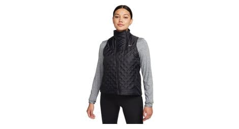 Chaqueta térmica sin mangas nike therma-fit adv aeroloft negro para mujer