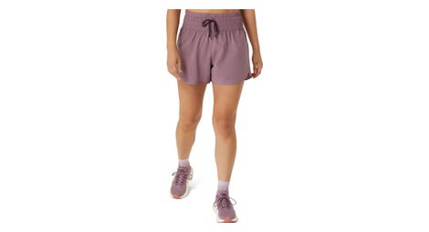 Asics nagino 4in shorts mauve damen