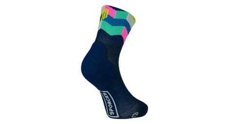 Chaussettes sporcks art bleu