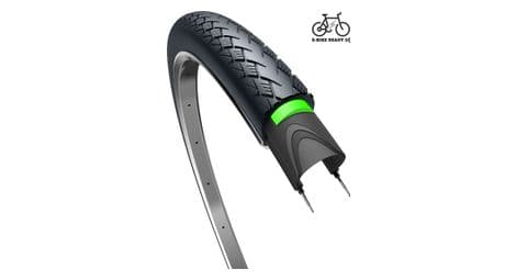 Pneu ville edge tire metro protect 28x1,75   /  47-622 mm pour speedpedelec jusqu'à max 50 km / h noir avec réflexion