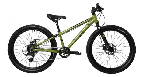 Vtt enfant scamp highfox microshift mezzo 8v 24 vert kaki