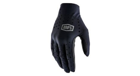 Par de guantes de mujer 100% azul