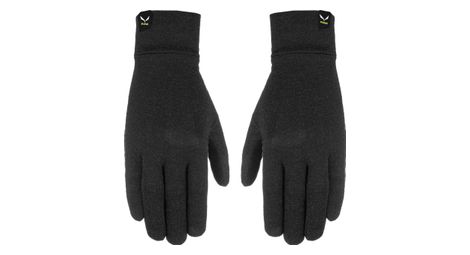 Sous gants longs unisexe salewa cristallo liner noir