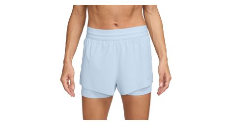 Short 2 en 1 nike dri-fit swift bleu femme