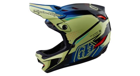 Casque intégral troy lee designs d4 composite mips jaune