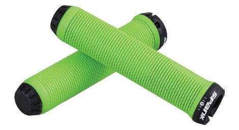 Pair of grip spank spike green