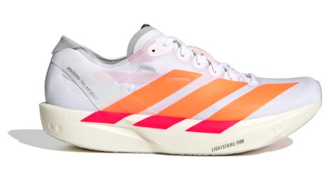 adidas adizero takumi sen 11 men s running shoes in white orange