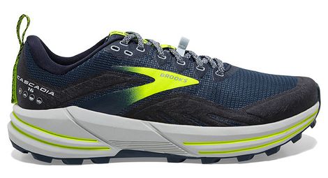 Chaussures de Trail Brooks Cascadia 16 Bleu / Jaune