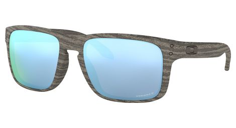 Lunettes oakley holbrook woodgrain collection / prizm deep water polarized / marron / ref : oo9102-j955