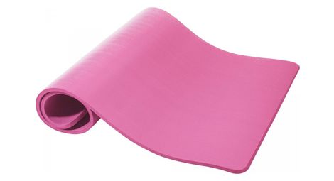 Tapis en mousse grand 190x100x1 5cm yoga pilates sport a domicile couleur fuchsia