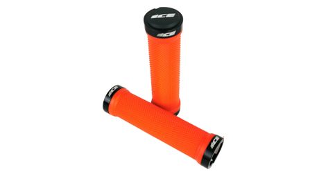 Paire de grips ice diamond rouge noir