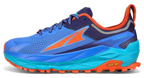 Zapatillas de trail altra olympus 5 azul naranja