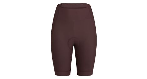 Pantaloncini da ciclismo corti senza spalline Rapha Core marroni da donna