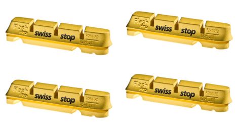 swissstop flashpro yellow king x4 brake pad inserts carbon wheels for shimano sram campagnolo