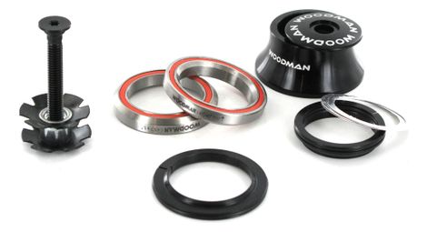 Woodman jeu de direction intégré 11/8 axis ic 20mm spg 45x45° noir