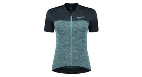 Maillot manches courtes velo rogelli melange - femme