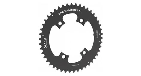 Plateau route diam 110 exter 42dts noir x110 ws(comp.shim tiagra/sora/claris) ta 4 branche