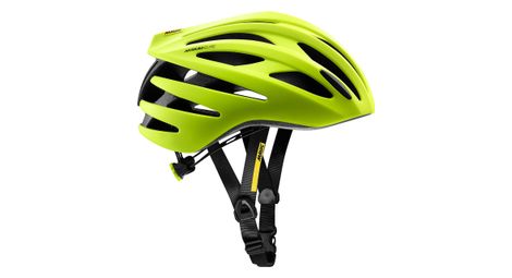 Casques route mavic askium elite jaune fluo/noir