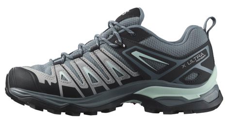 Zapatillas de senderismo salomon x ultra pioneer gtx gris azul mujer 39.1/3