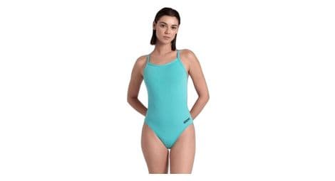 Arena team swimsuit challenge solid blue 32 fr