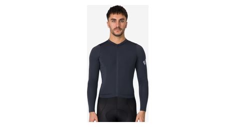 Maillot ligero de manga larga rapha pro team azul/gris
