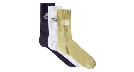 Chaussettes The North Face Everyday Noir/Blanc/Vert (3 Paires)