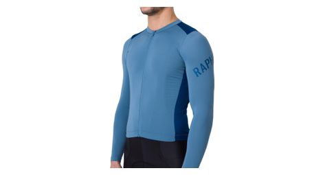 Maillot manches longues rapha pro team lightweight bleu