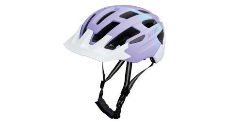 Casco da mtb cairn prism xtr ii bianco/purple