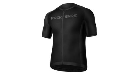 Maillot de cyclisme à manches courtes rockbros   - noir