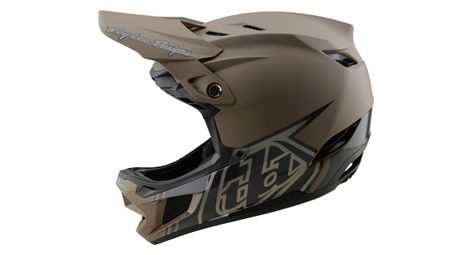 Casque intégral troy lee designs d4 composite mips marron