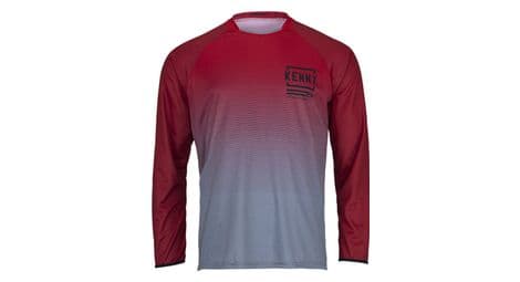 Maillot manches longues kenny factory rouge / gris 