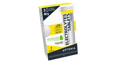 20 pastiglie energetiche aptonia electrolytes tabs limone 4g