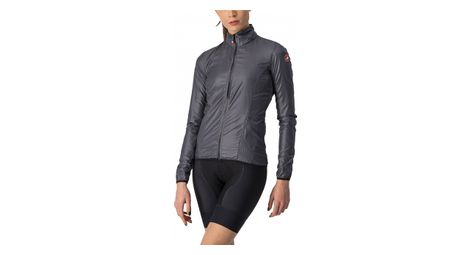 Castelli women's aria shell w jacket dark grey