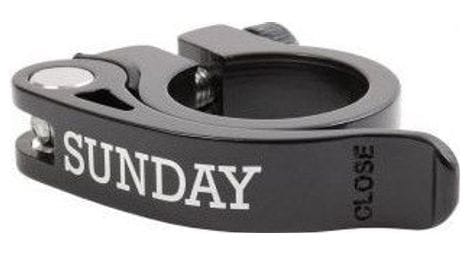 Collier de selle sunday quick release 28.6mm black