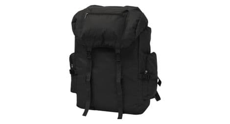 Vidaxl sac à dos en style d'armée 65 l noir