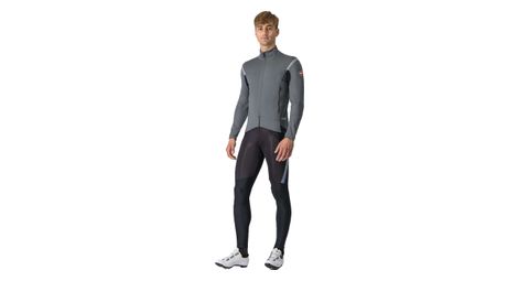 Castelli perfetto ros 2 giacca a maniche lunghe grigio xl