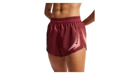 Short Splité Nike AeroSwift 3in Rouge Femme