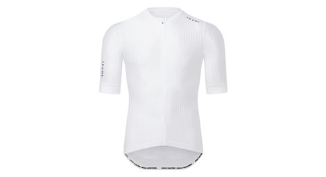 Maillot le col pro aero de manga corta blanco