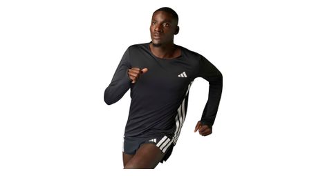 Maillot adidas Adizero Negro de manga larga, Hombre