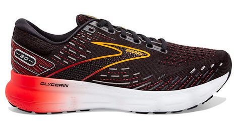 Chaussures de running brooks glycerin 20 noir rouge