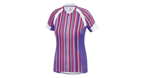 Maillot de manga corta gore bike wear 2015 power mujer morado