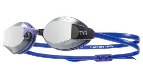 Tyr women's black ops 140 ev mirrored racing goggles blue