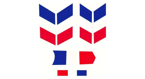 Stickers drapeau Français pour vélo – 4 modèles